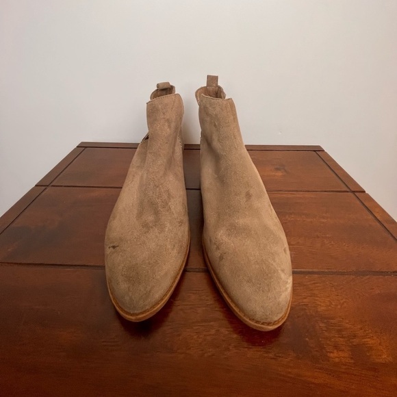 Steve Madden Salado ankle Booties Suede Leather Size 7.5 - Picture 2 of 7